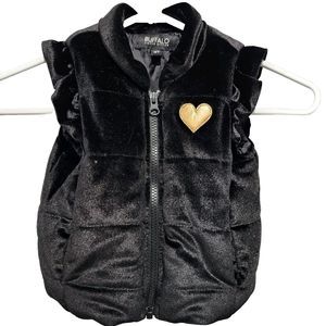 Buffalo David Bitton girl black vest Size 2T